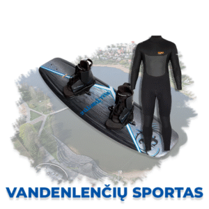 Vandenlentės traukimo sistemos naudojimas